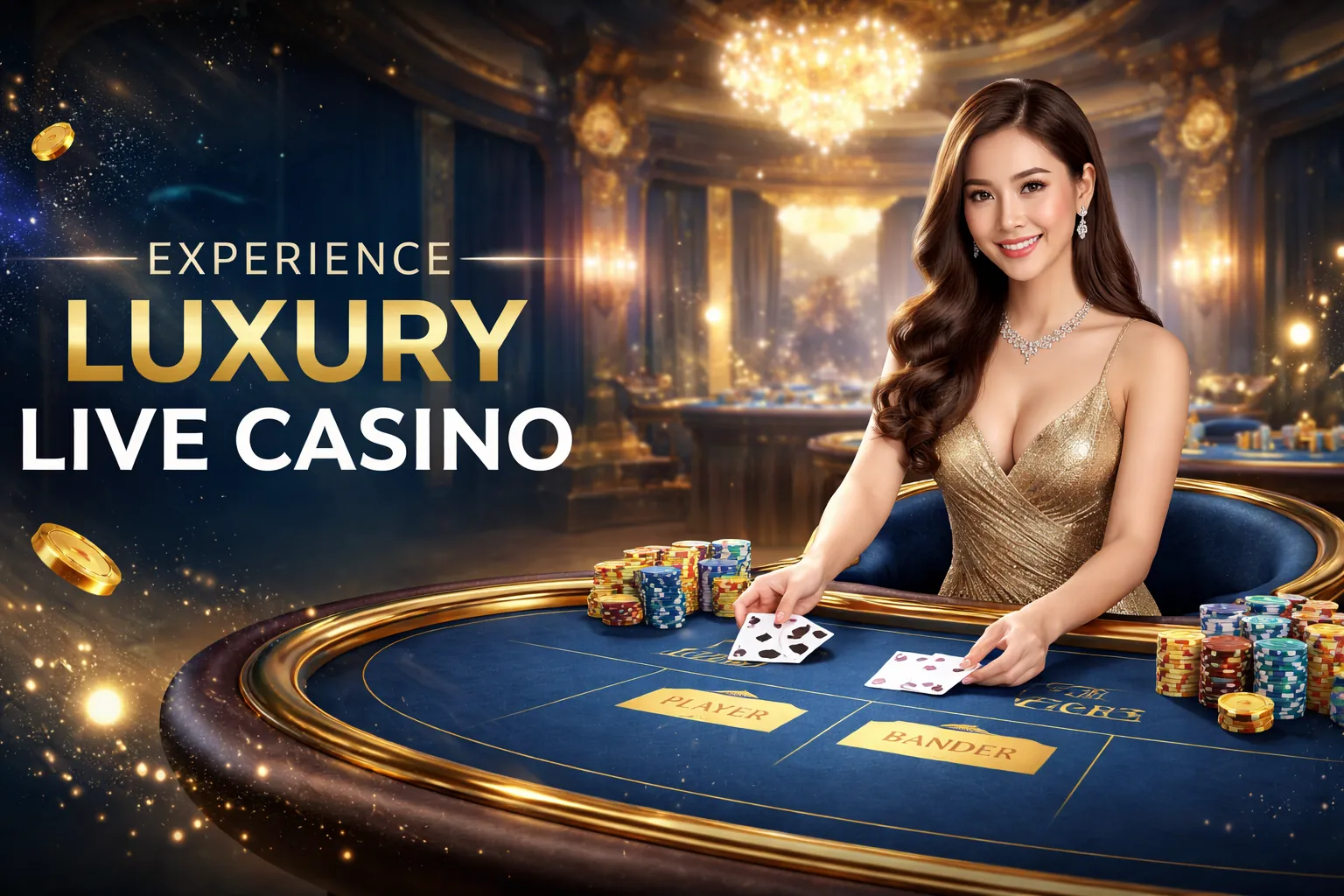 Hình ảnh banner chính trang Bắn Cá với cảnh dưới nước sống động